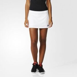 Adidas Sz L Aeroready Pro Athletic Skort White Tennis Golf Built-In Shorts